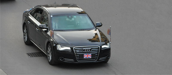 Audi A8 header